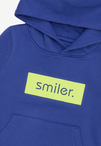 smiler. Sweatshirt in Blau