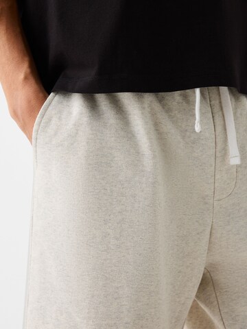 Bershka Loose fit Trousers in Grey