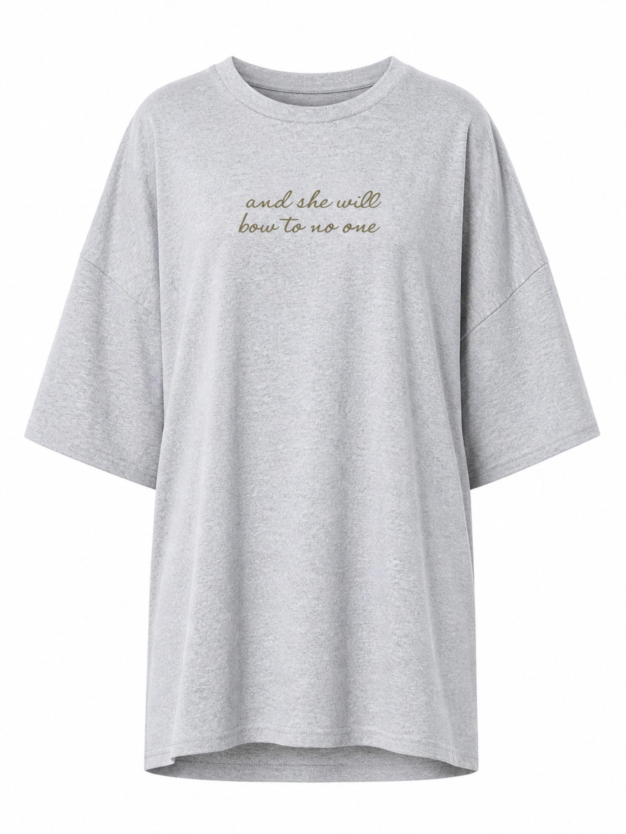 Worldclassca Oversized Shirt in Grey