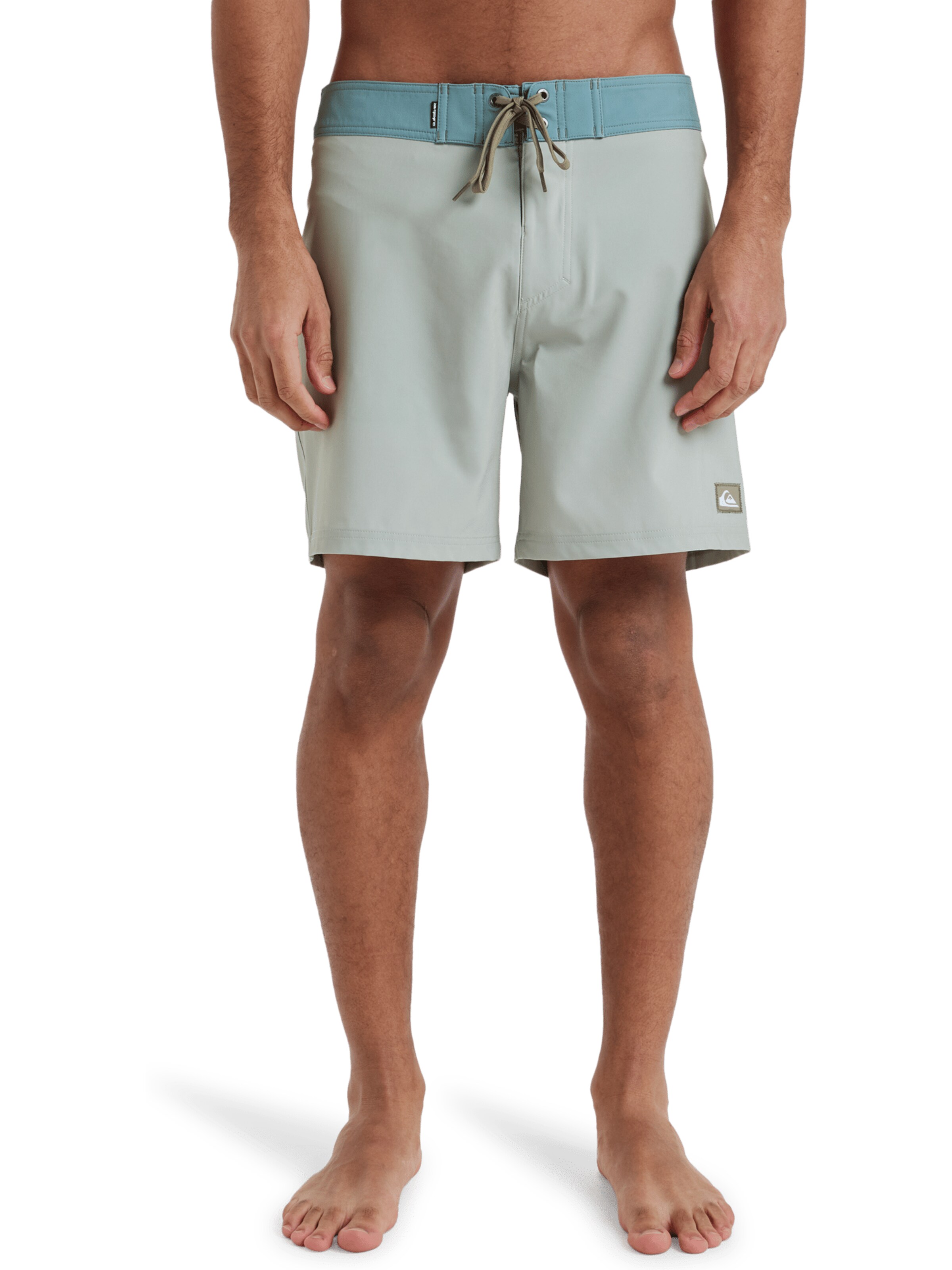 QUIKSILVER Swimming Trunks 'Surfsilk Kaimana 16' in Grey: front