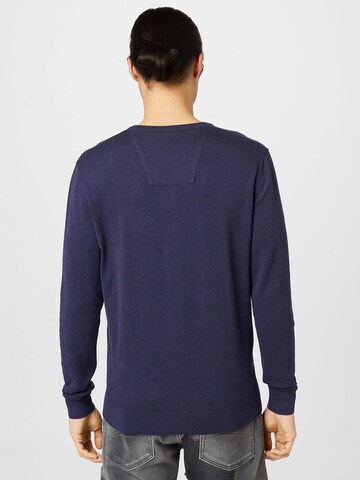 TOM TAILOR Regular Fit Pullover in Blau