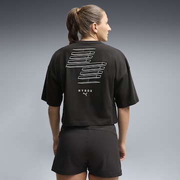 PUMA Shirt 'Puma x Hyrox' in Zwart: voorkant