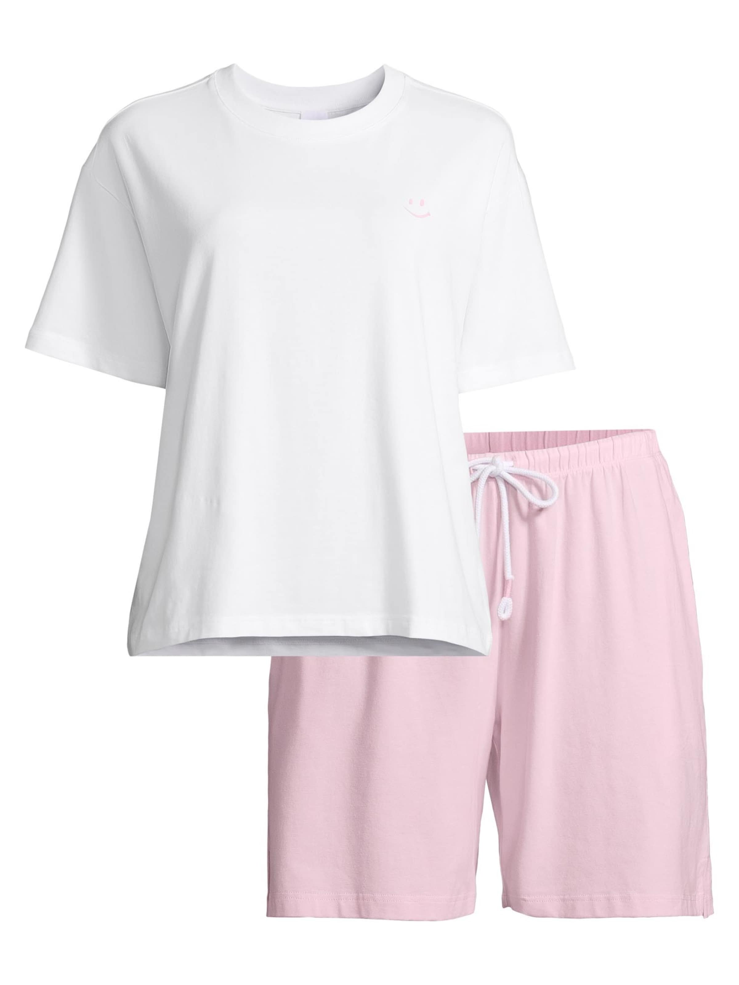 Mey Pajama 'Solid Love' in Pink: front