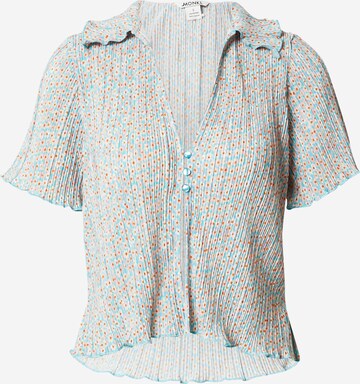 Monki Blouse in Blue: front