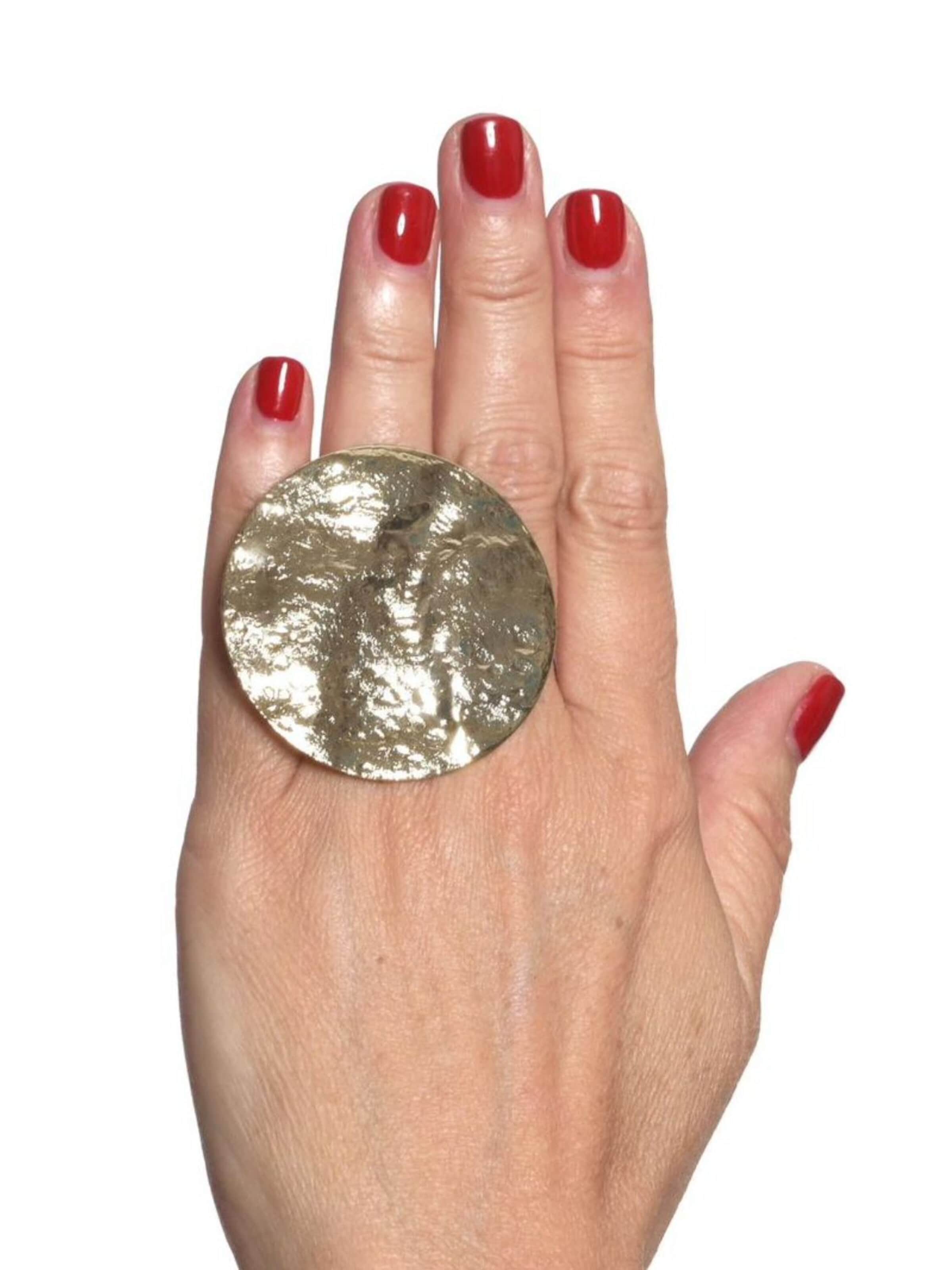 Bague 'Golden sun anello placcato oro' Addicted2 en or : devant