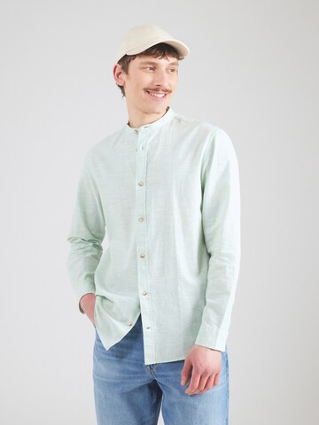 JACK & JONES Slim Fit Skjorte 'JJESUMMER' i grøn: forside