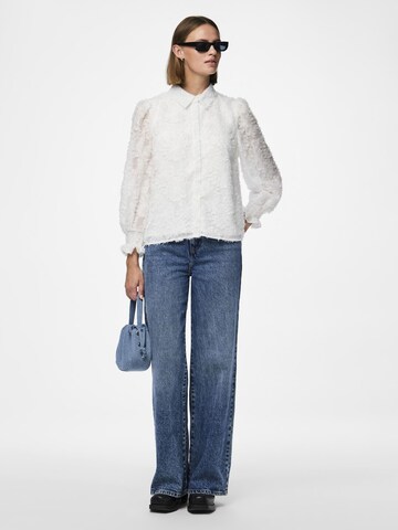 PIECES Blouse 'Pina' in Wit