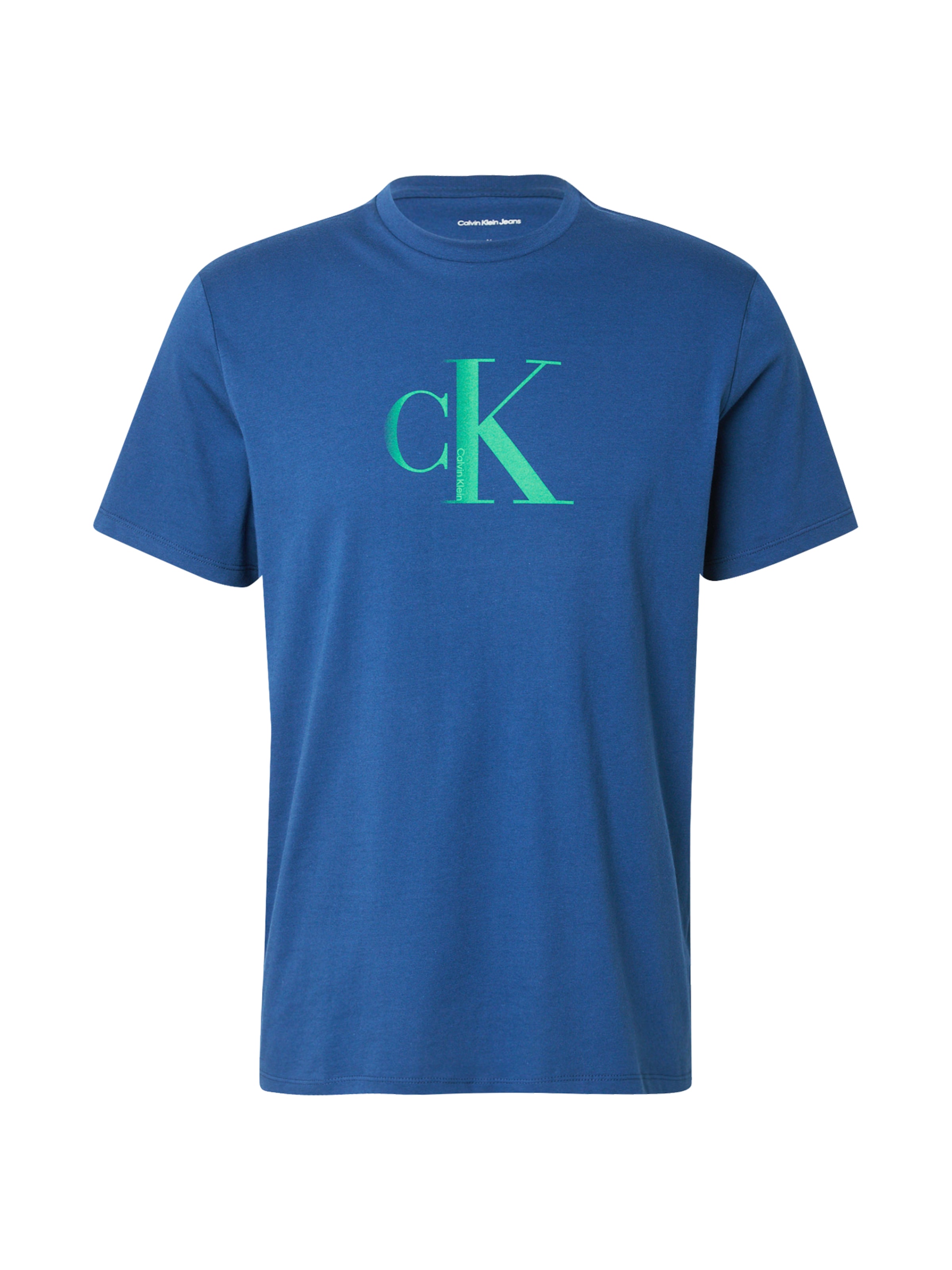 Calvin Klein Jeans T-shirt i blå: framsida