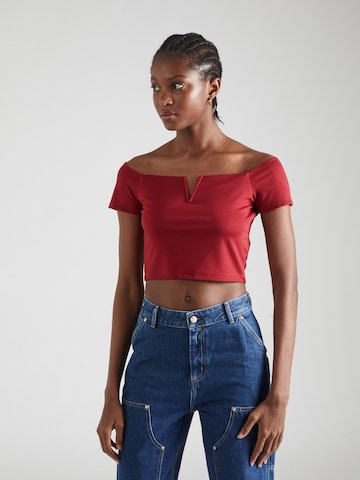 ABOUT YOU - Top 'Carolin' em vermelho: frente