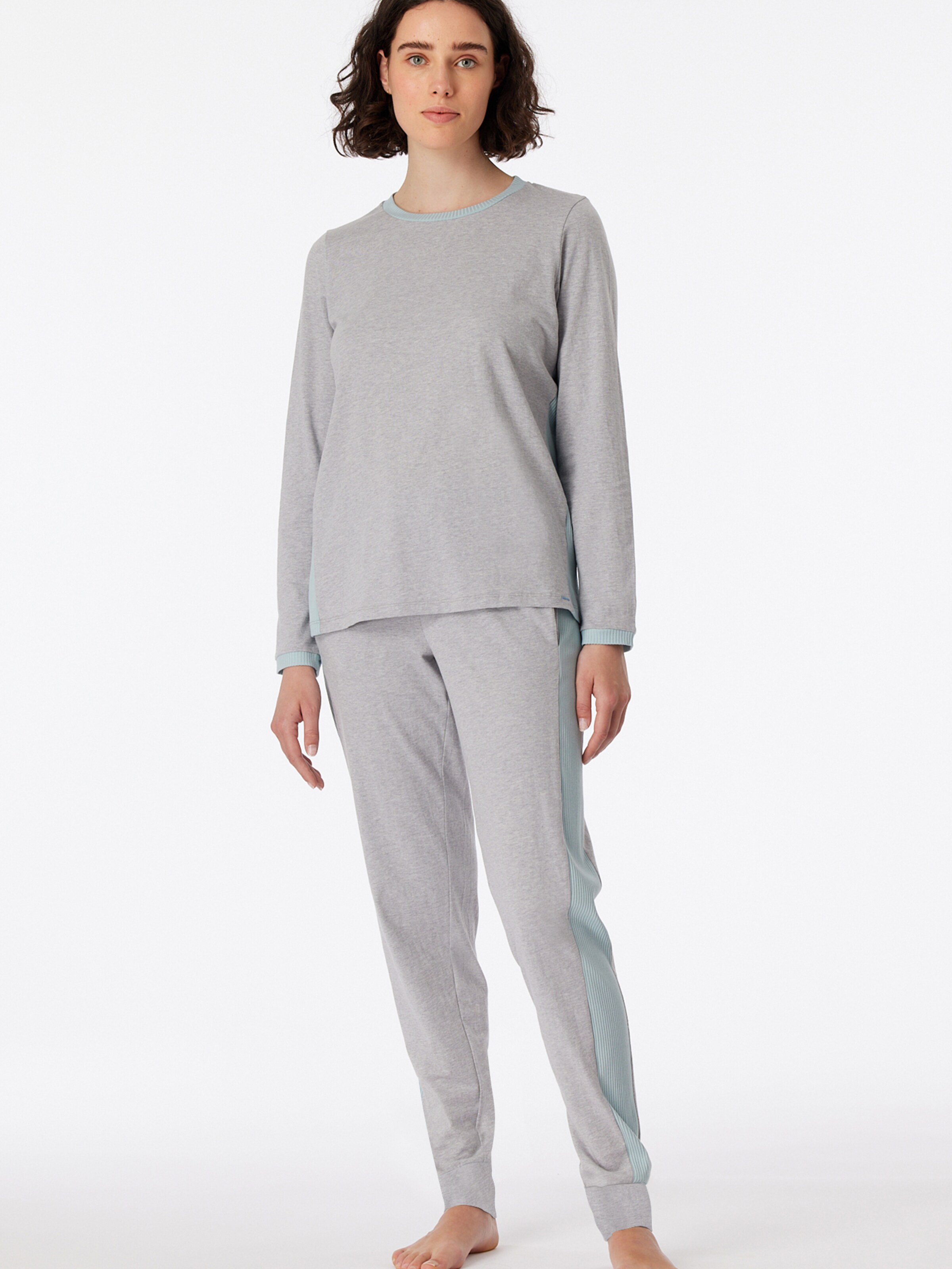 Pyjama ' Casual Nightwear ' SCHIESSER en gris : devant