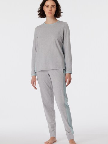 SCHIESSER Pyjama ' Casual Nightwear ' in Grijs: voorkant