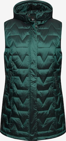 Ulla Popken Vest in Green: front