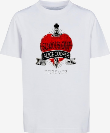 T-Shirt 'Alice Cooper - Schools Out Onesie' Merchcode en blanc : devant