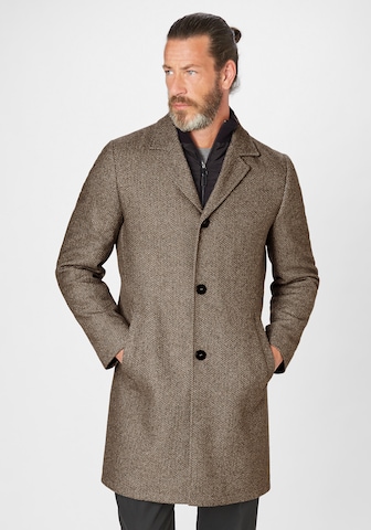 S4 Jackets Winter Coat in Brown: front