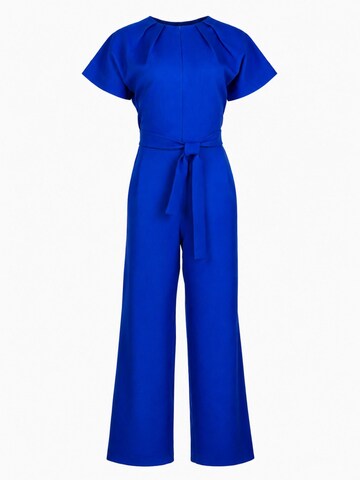 Combinaison 'Royal Blue Wide-Leg Jumpsuit' BIBI SAKALIEVA en bleu