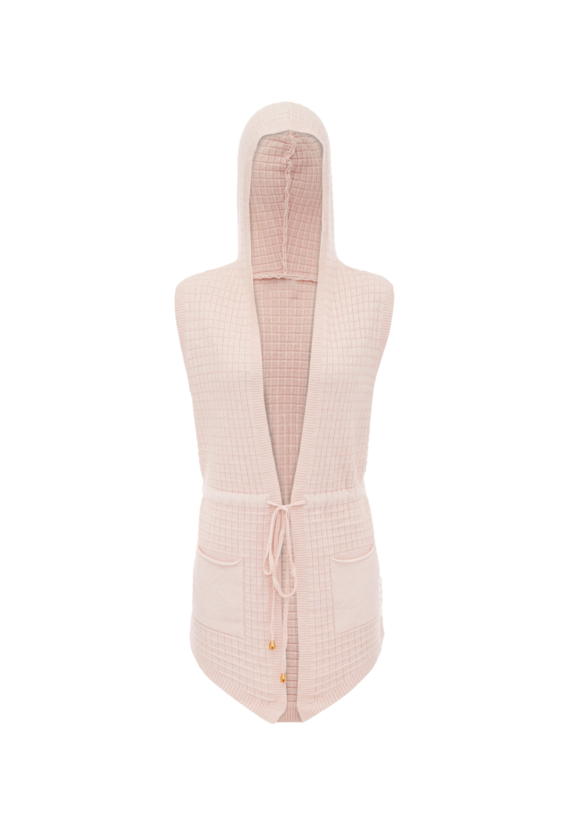 COBIE Knit cardigan in Beige: front