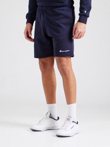 Champion Authentic Athletic Apparel Szabványos Nadrág - kék: elől