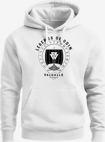 Neverless Sweatshirt 'Legends of Odin' in White: front