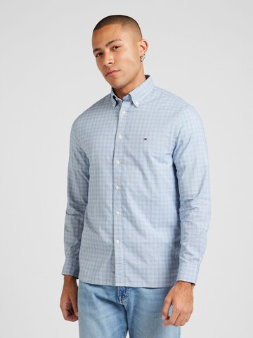 TOMMY HILFIGER Regular fit Button Up Shirt in Blue: front