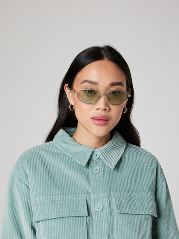 ABOUT YOU x Alvaro Soler Regular fit Button Up Shirt 'Faris' in Green