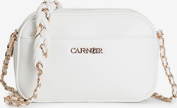 CAFè NOIR Camera bag in White: front