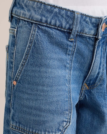 WE Fashion Wide leg Jeans in Blauw