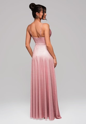 Robe de soirée Ombre en rose