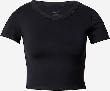 NIKE Sportshirt 'One' in Schwarz: predná strana