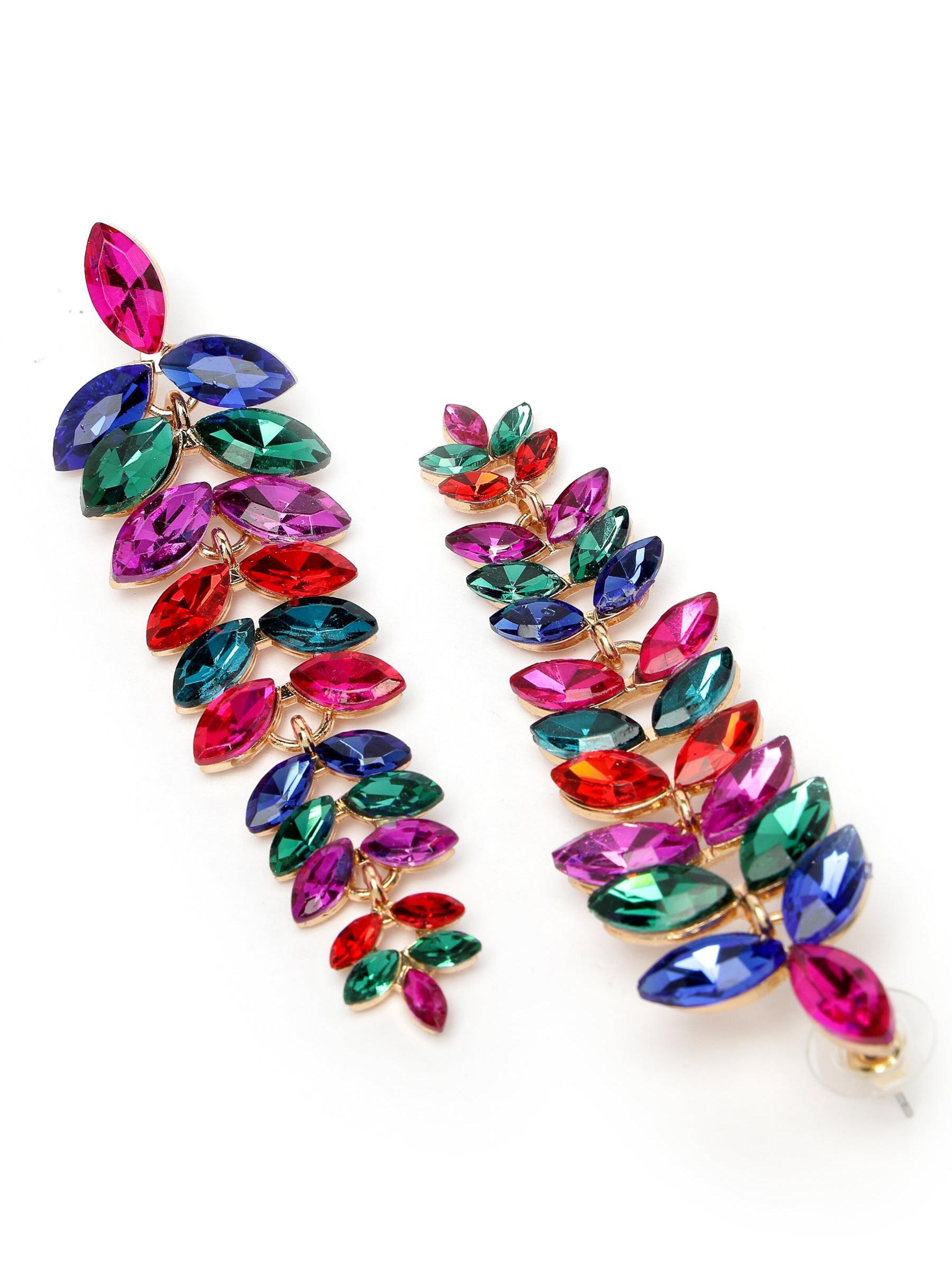 Boucles d'oreilles 'Gabrielama' AVANT-GARDE PARIS en mélange de couleurs