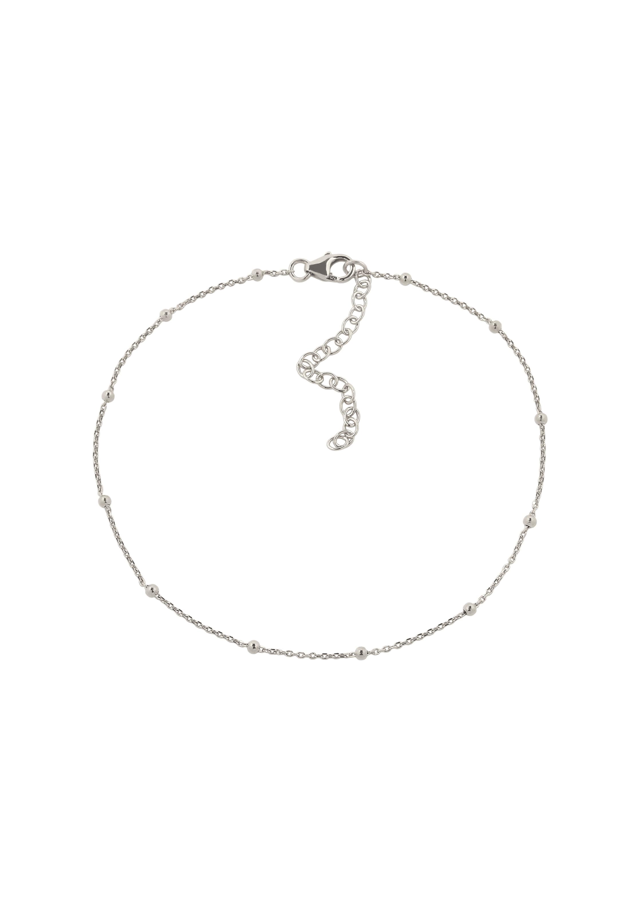 Stilnest Fußkette in Silber