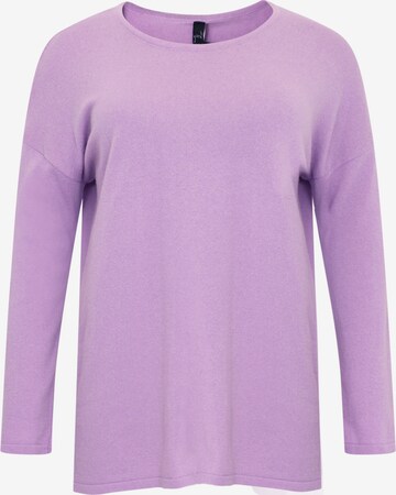 Pull-over Yoek en violet : devant