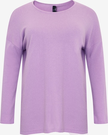 Yoek Sweater in Purple: front