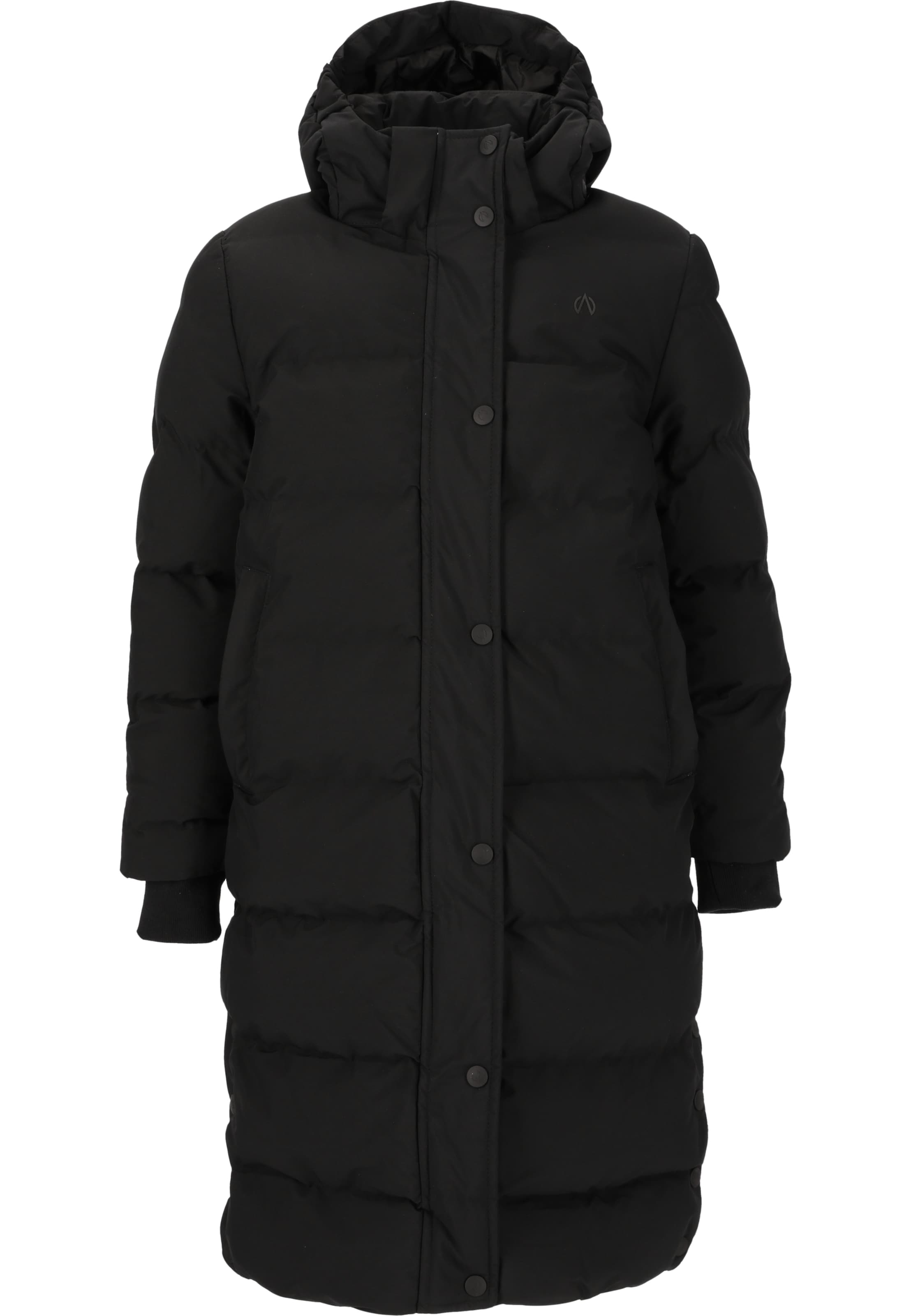 North Bend Winterjas 'Joann' in Zwart: voorkant