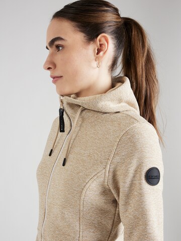 ICEPEAK Gebreid sportvest 'ALZEY' in Beige