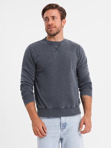 Ombre Sweatshirt 'OM-SSDS-0131' in Blauw: voorkant