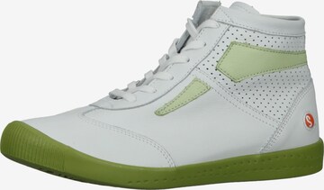 Softinos High-Top Sneakers in White: front