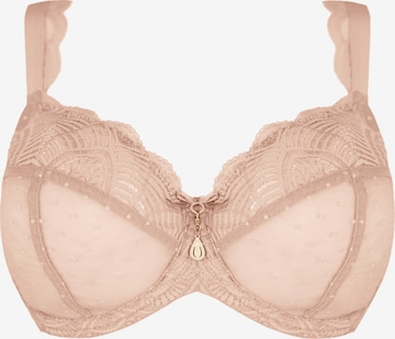 Invisible Soutien-gorge 'Clara' SugarShape en beige : devant