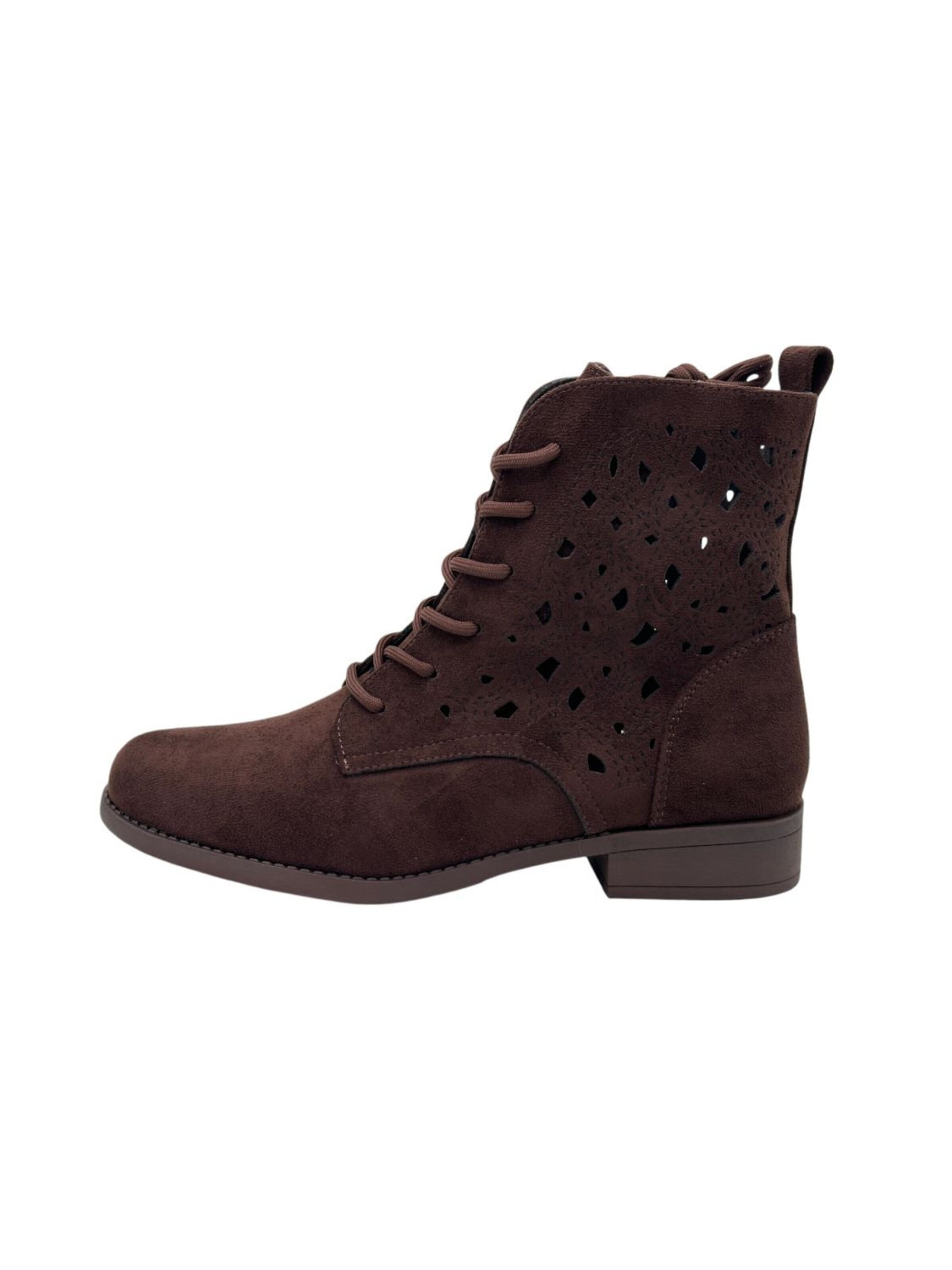 Nowaland Schnürstiefelette‌ in Braun