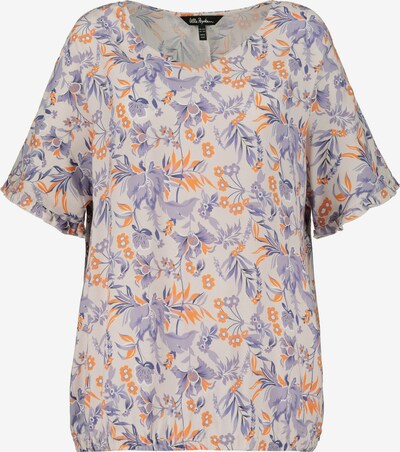 Ulla Popken Bluse en blau / gelb / offwhite, Vue avec produit