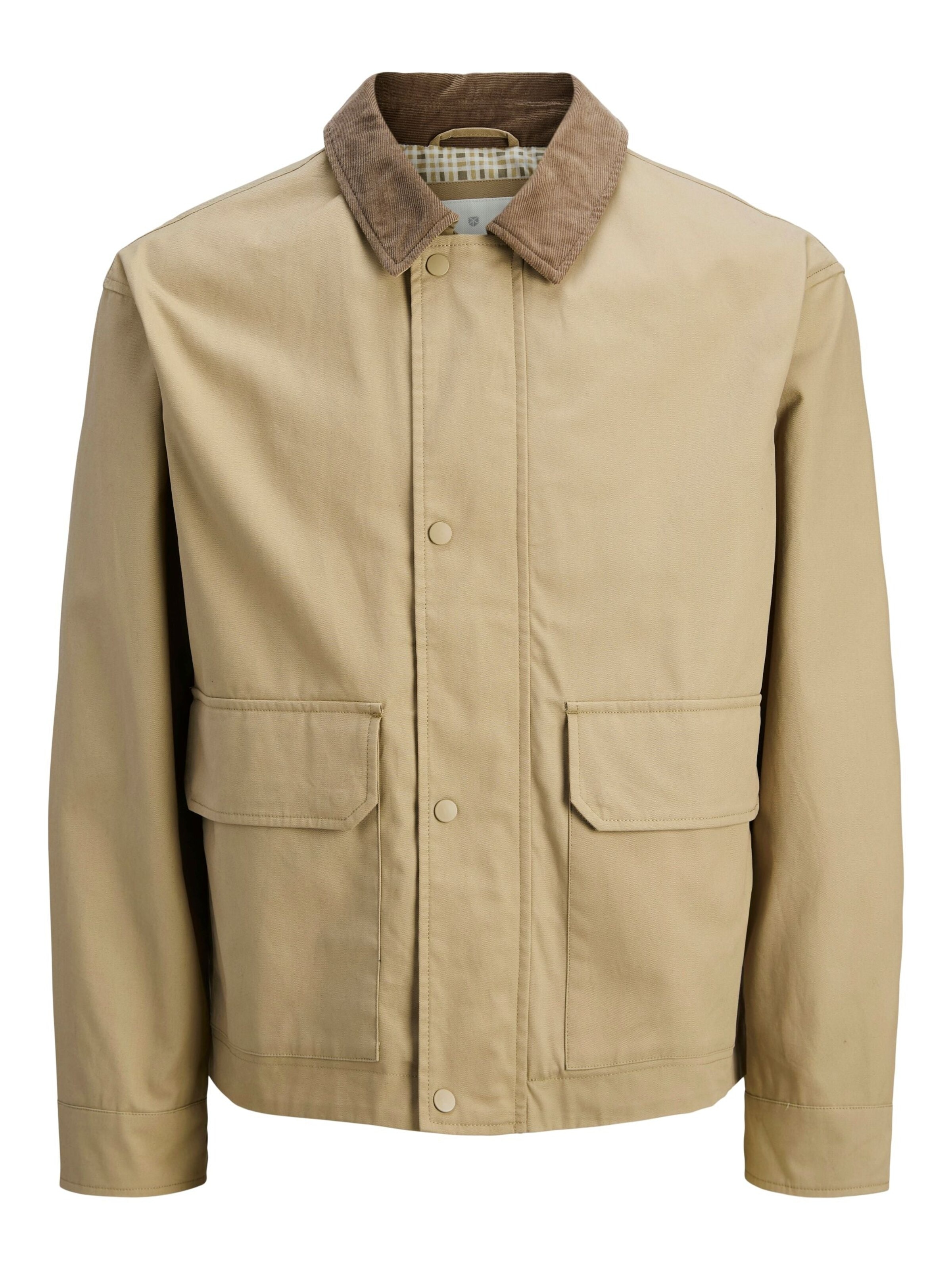 JACK & JONES Overgangsparka '12284930' i beige: forside