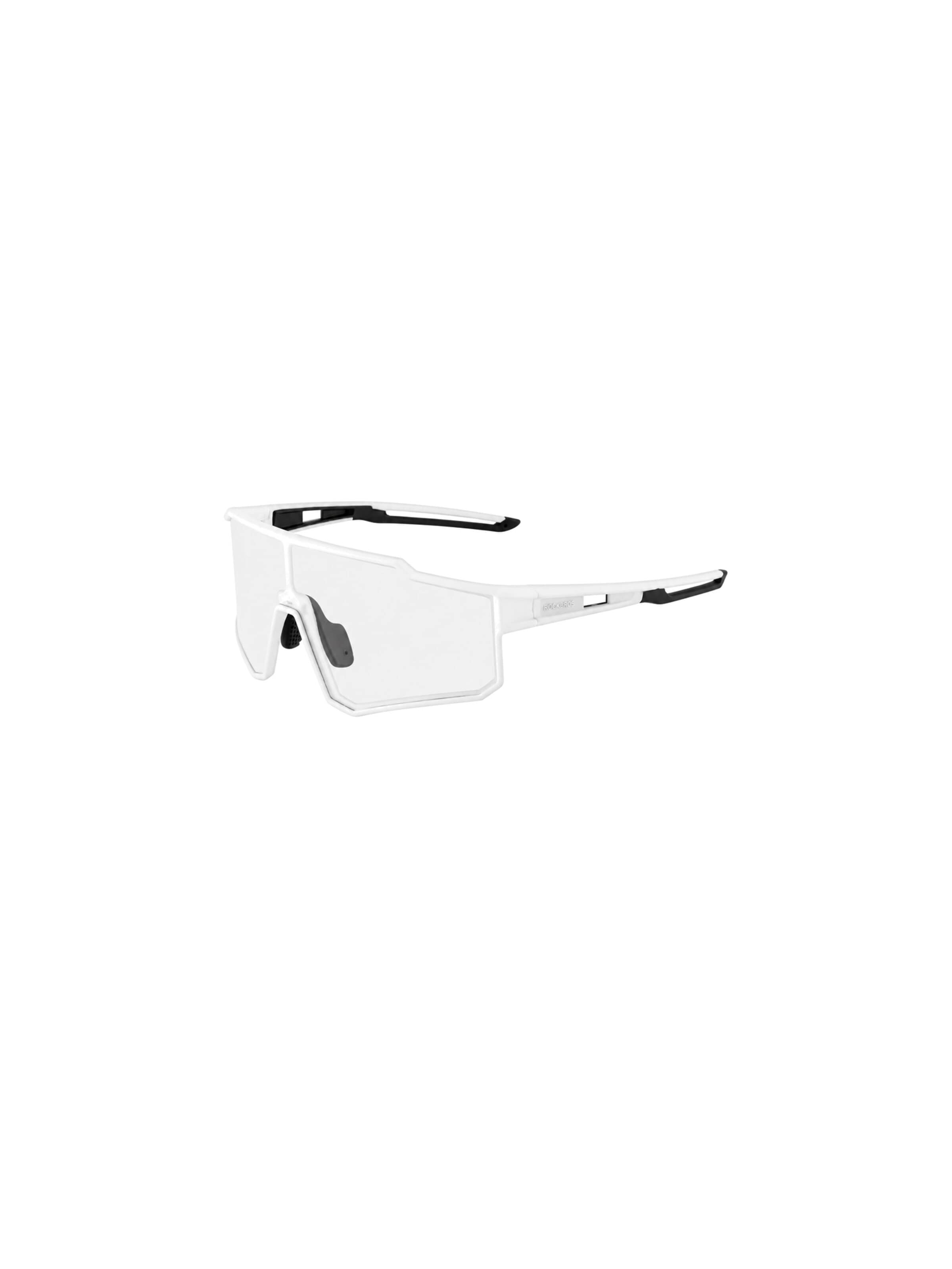 ROCKBROS Sports Glasses 'Photochrome Fahrradbrille UV400' in White: front