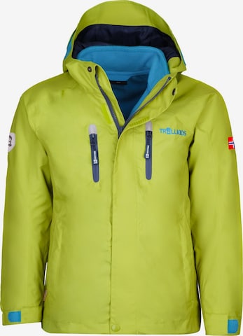 TROLLKIDS Outdoor jacket in Green: front