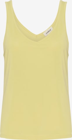 SOAKED IN LUXURY Top 'Columbine' in Yellow: front