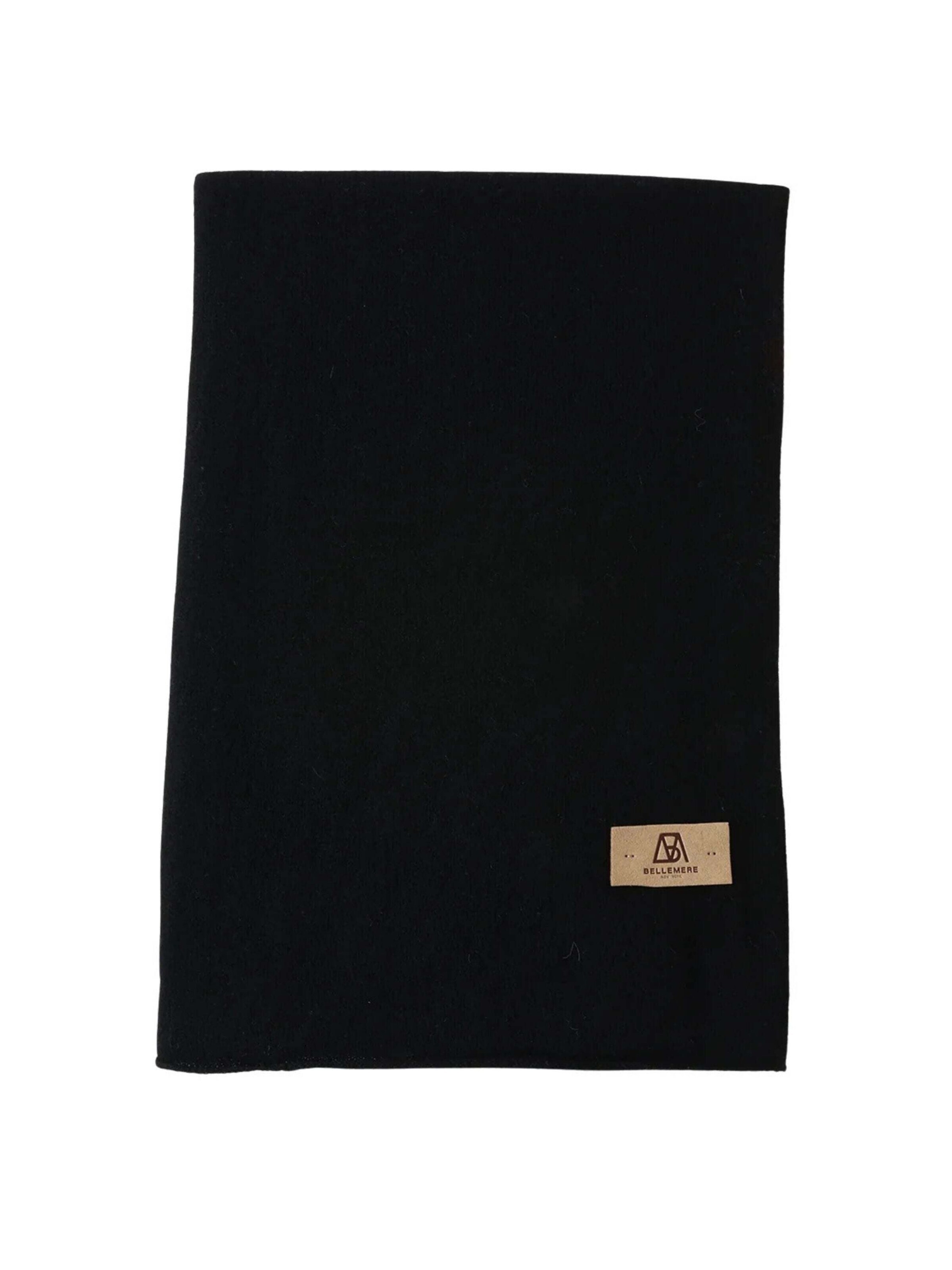 BELLEMERE NEW YORK Scarf 'Schal aus reinem Kaschmir' in Black: front