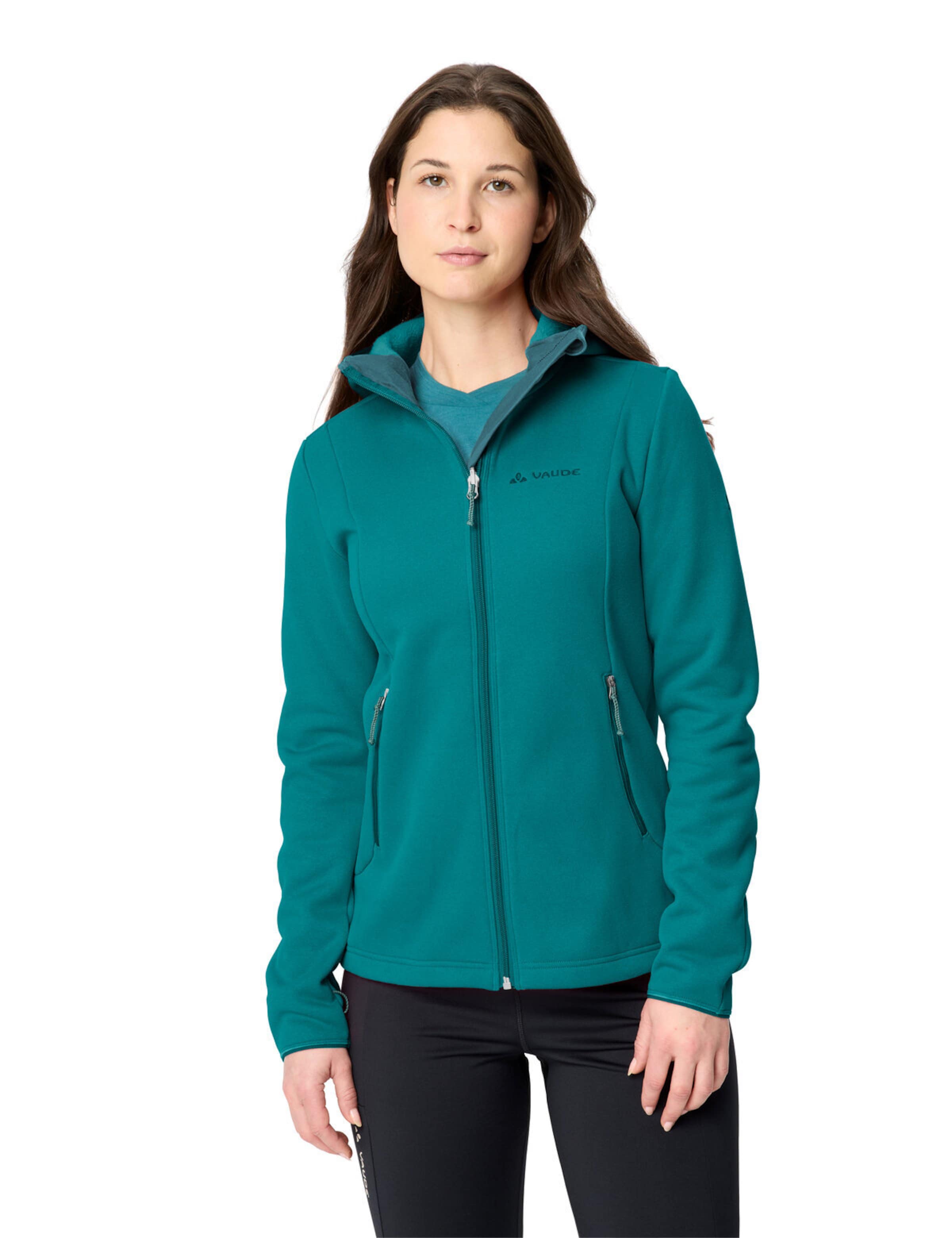 VAUDE Funktionsfleecejacke 'Idris' in Blau: Vorderseite