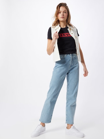 LEVI'S ® Shirt 'The Perfect Tee' in Zwart