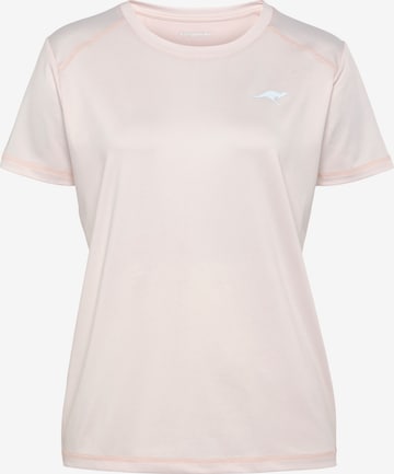 KangaROOS Performance Shirt in Pink: front