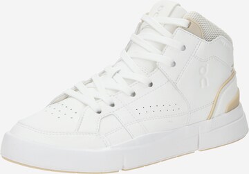 On - Zapatillas deportivas altas 'THE ROGER Clubhouse' en blanco: frente