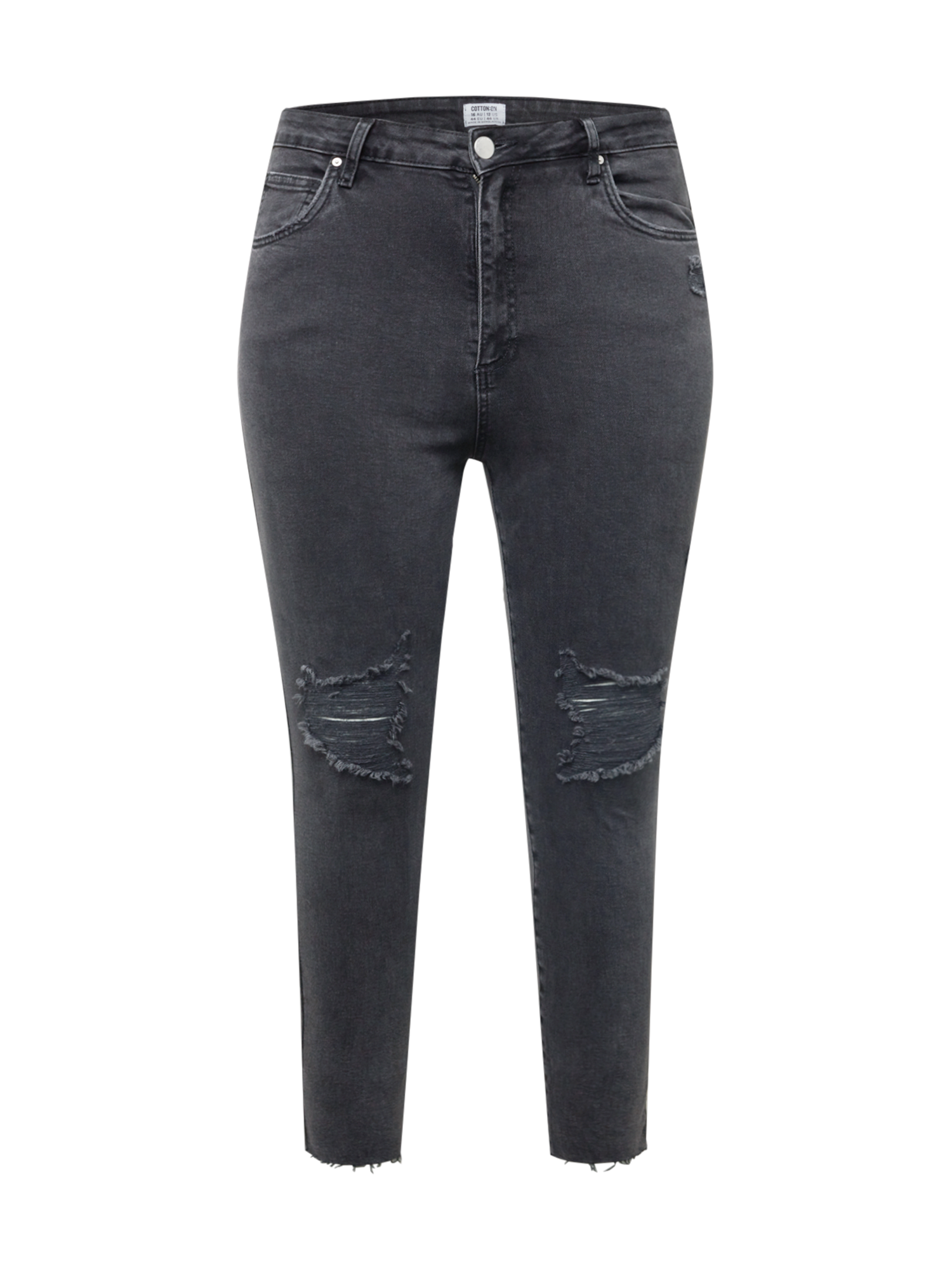 Odzież Kobiety Cotton On Curve Jeansy Adriana w kolorze Czarnym 