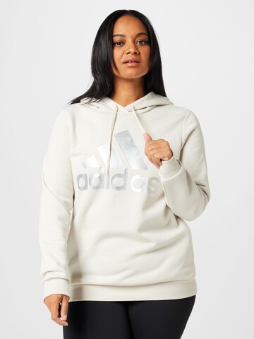 ADIDAS SPORTSWEAR Athletic Sweatshirt 'Essentials' in Beige: front